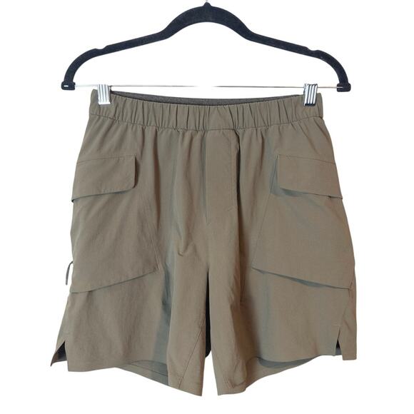 Lululemon Men’s Diffraction Green Cargo Shorts Small - Picture 3 of 6